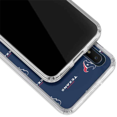 NFL Houston Texans Blitz Series Galaxy A10e Clear Case