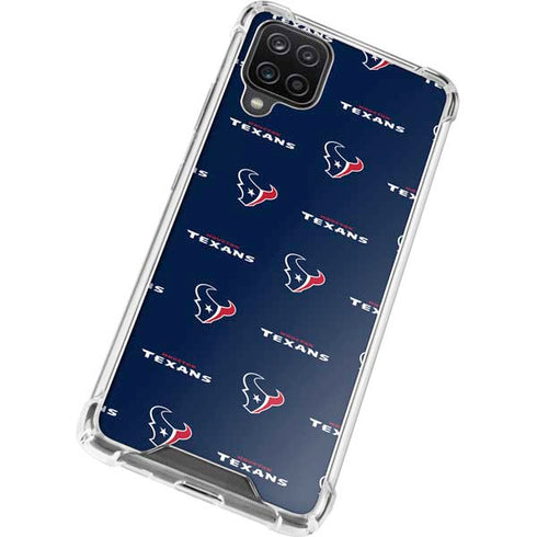 NFL Houston Texans Blitz Series Galaxy A12 Clear Case