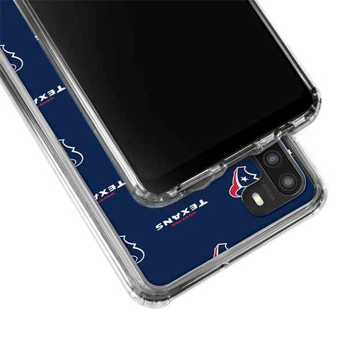 NFL Houston Texans Blitz Series Galaxy A21 Clear Case