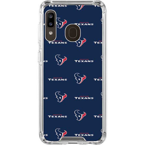 NFL Houston Texans Blitz Series Galaxy A30 Clear Case