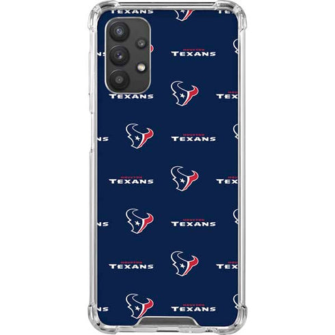 NFL Houston Texans Blitz Series Galaxy A32 5G Clear Case