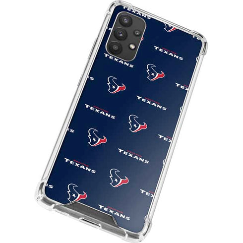 NFL Houston Texans Blitz Series Galaxy A32 5G Clear Case