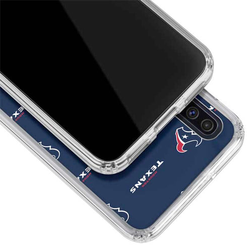NFL Houston Texans Blitz Series Galaxy A50 Clear Case