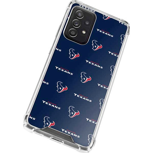 NFL Houston Texans Blitz Series Galaxy A52 5G Clear Case