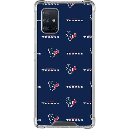 NFL Houston Texans Blitz Series Galaxy A71 5G Clear Case