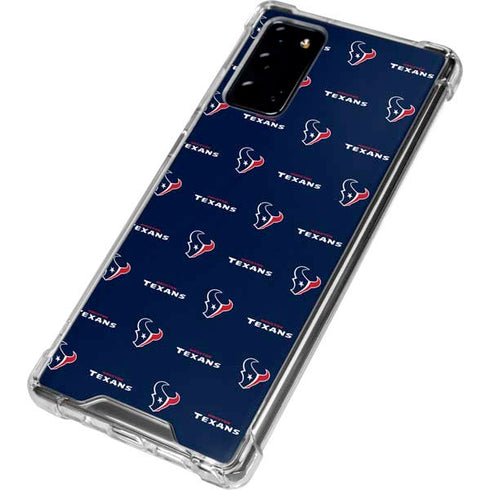 NFL Houston Texans Blitz Series Galaxy Note20 5G Clear Case