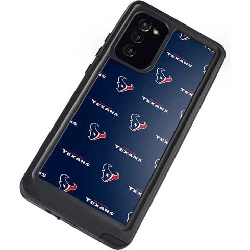 NFL Houston Texans Blitz Series Galaxy Note20 5G Waterproof Case
