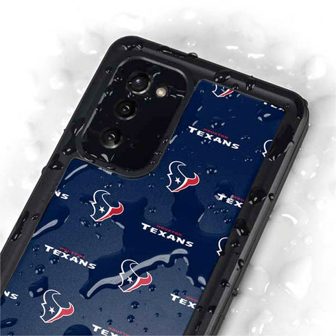 NFL Houston Texans Blitz Series Galaxy Note20 5G Waterproof Case