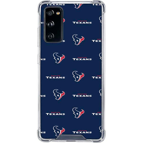 NFL Houston Texans Blitz Series Galaxy S20 FE Clear Case