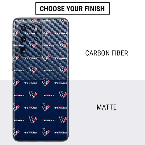 NFL Houston Texans Blitz Series Galaxy S20 Ultra 5G Skin