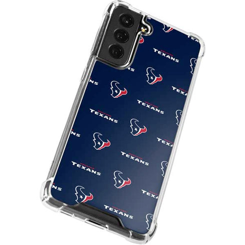 NFL Houston Texans Blitz Series Galaxy S21 FE Clear Case