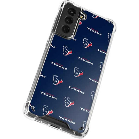 NFL Houston Texans Blitz Series Galaxy S21 Plus 5G Clear Case