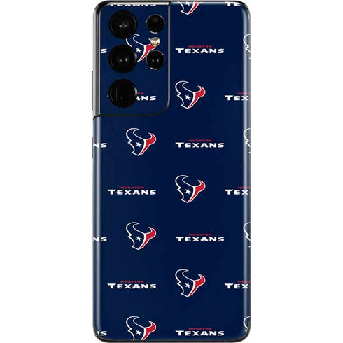 NFL Houston Texans Blitz Series Galaxy S21 Ultra 5G Skin