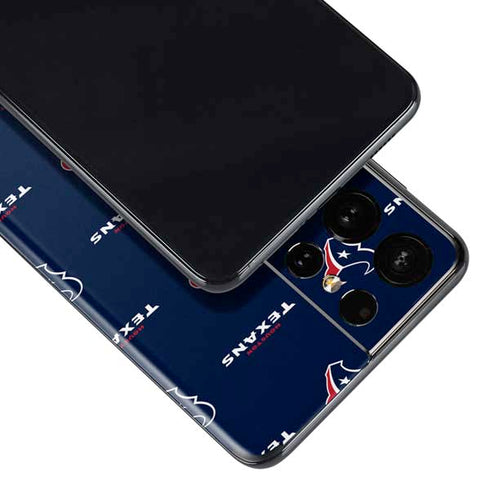 NFL Houston Texans Blitz Series Galaxy S21 Ultra 5G Skin