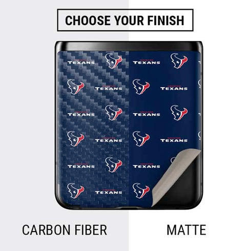 NFL Houston Texans Blitz Series Galaxy Z Flip Skin