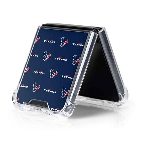 NFL Houston Texans Blitz Series Galaxy Z Flip5 5G Clear Case