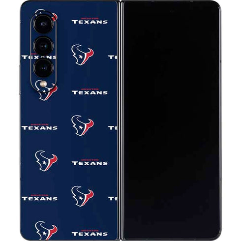 NFL Houston Texans Blitz Series Galaxy Z Fold4 5G Skin