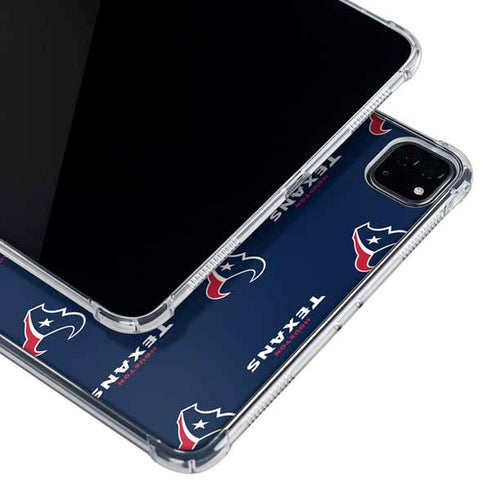 NFL Houston Texans Blitz Series iPad Pro 12.9in (2020) Clear Case