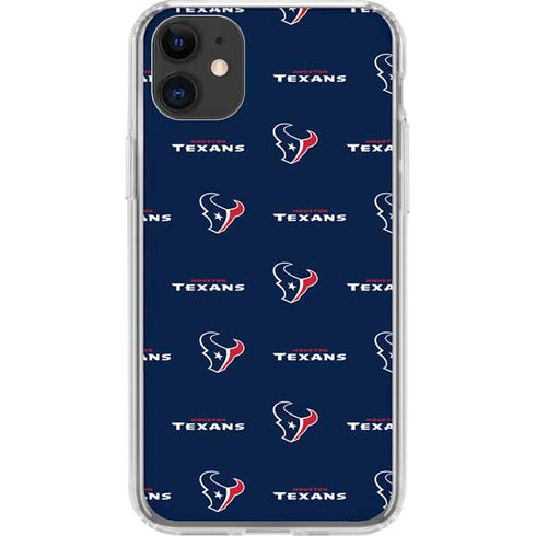 NFL Houston Texans Blitz Series iPhone 11 Clear Case