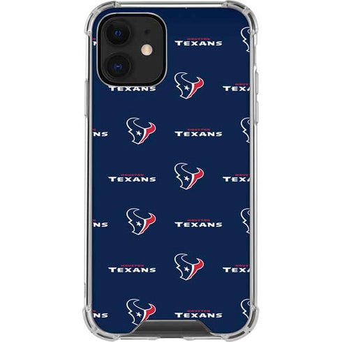 NFL Houston Texans Blitz Series iPhone 12 Clear Case