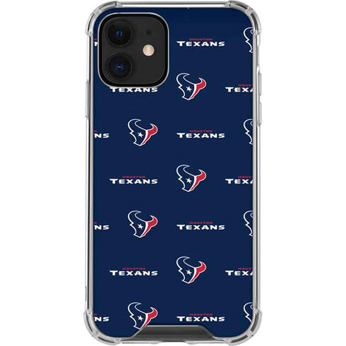 NFL Houston Texans Blitz Series iPhone 12 Mini Clear Case