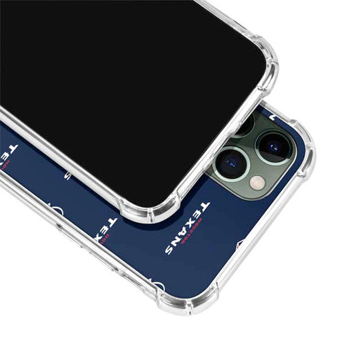 NFL Houston Texans Blitz Series iPhone 12 Pro Clear Case
