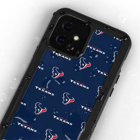 NFL Houston Texans Blitz Series iPhone 12 Waterproof Case