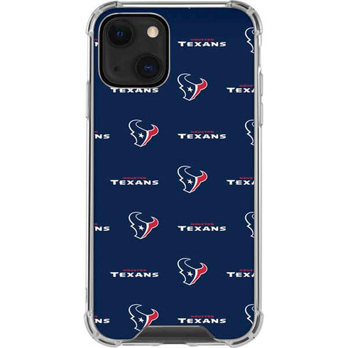 NFL Houston Texans Blitz Series iPhone 15 Plus Clear Case