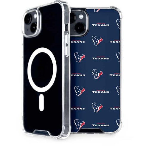 NFL Houston Texans Blitz Series iPhone 15 Plus MagSafe Case