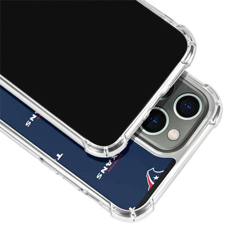 NFL Houston Texans Blitz Series iPhone 15 Pro Clear Case