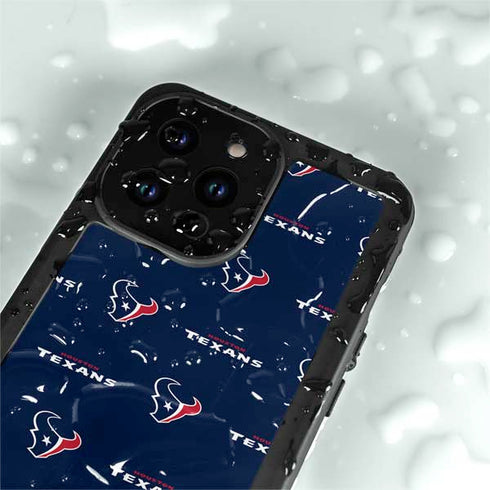 NFL Houston Texans Blitz Series iPhone 14 Pro Max Waterproof Case