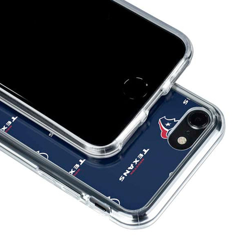 NFL Houston Texans Blitz Series iPhone SE (2nd & 3rd Gen) Clear Case
