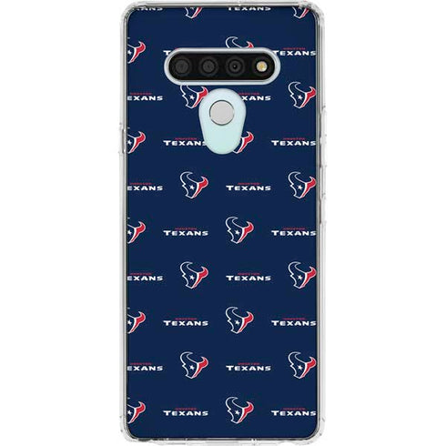 NFL Houston Texans Blitz Series LG Stylo 6 Clear Case