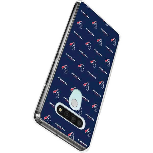 NFL Houston Texans Blitz Series LG Stylo 6 Clear Case