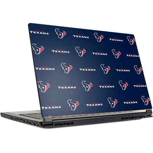NFL Houston Texans Blitz Series MSI GS65 Stealth Laptop Skin