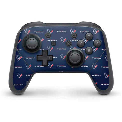 NFL Houston Texans Blitz Series Nintendo Switch Pro Controller Skin