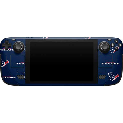 NFL Houston Texans Blitz Series Steam Deck Handheld Gaming Computer Skin