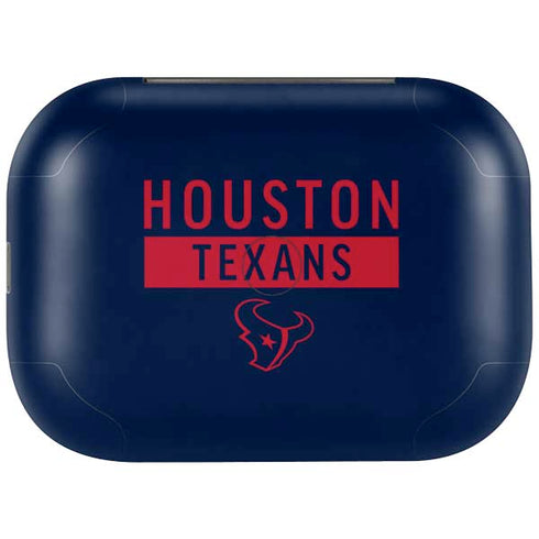 NFL Houston Texans Blue Performance Series Amazon Echo Buds Skin