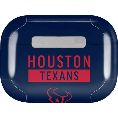 NFL Houston Texans Blue Performance Series Apple AirPods Pro Skin