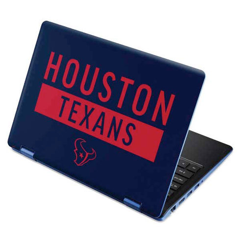 NFL Houston Texans Blue Performance Series Aspire R11 11.6in Skin