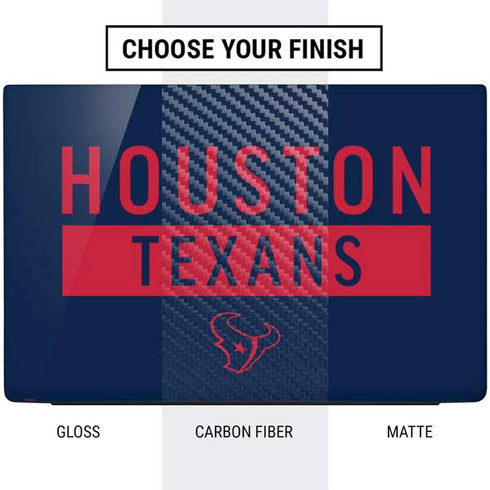 NFL Houston Texans Blue Performance Series Dell Vostro Skin