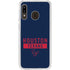 NFL Houston Texans Blue Performance Series Galaxy A20 Clear Case