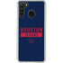 NFL Houston Texans Blue Performance Series Galaxy A21 Clear Case
