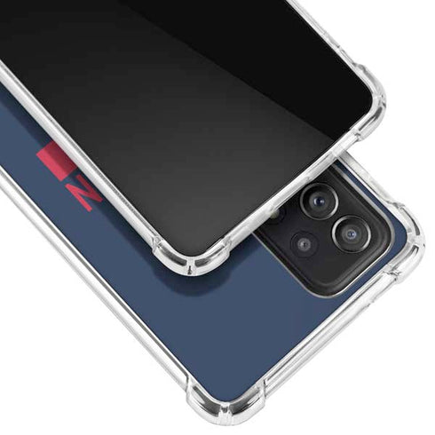 NFL Houston Texans Blue Performance Series Galaxy A52 5G Clear Case