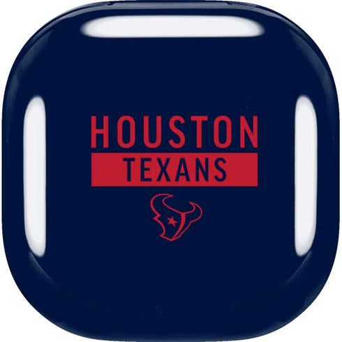 NFL Houston Texans Blue Performance Series Galaxy Buds Live Skin