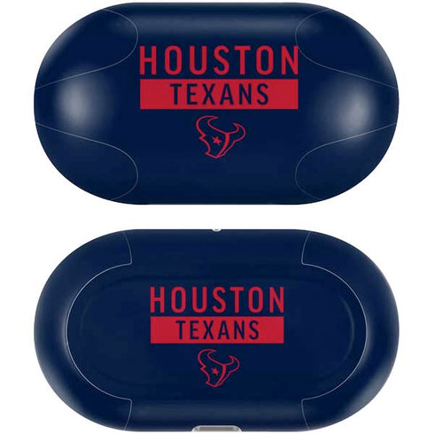 NFL Houston Texans Blue Performance Series Galaxy Buds Plus Skin