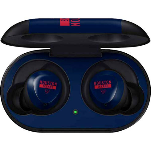 NFL Houston Texans Blue Performance Series Galaxy Buds Skin