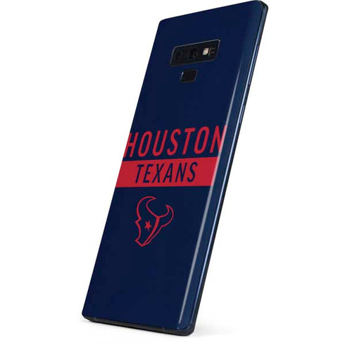 NFL Houston Texans Blue Performance Series Galaxy Note 9 Skin
