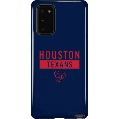 NFL Houston Texans Blue Performance Series Galaxy Note20 5G Pro Case