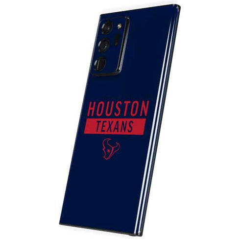 NFL Houston Texans Blue Performance Series Galaxy Note20 Ultra 5G Skin